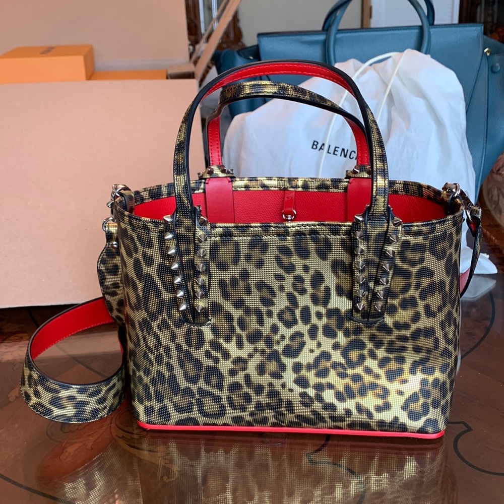 NWOT Christian louboutin Leopard mini bag